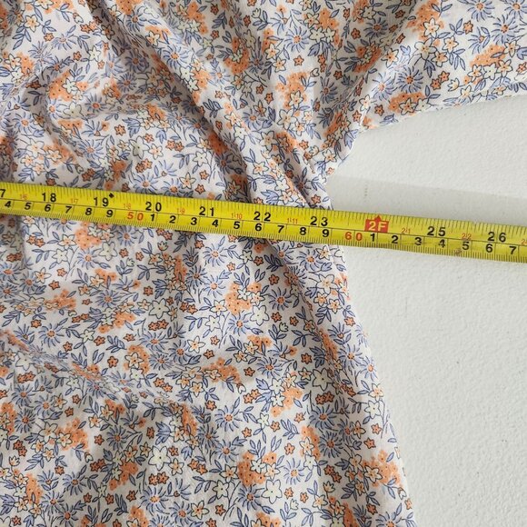 H&M Dress Womens Floral Print Long Sleeve Tunic A Line Dress XS Boho - Picture 7 of 11